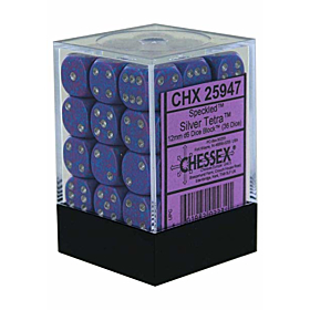 CHESSEX - Dados Silver Tetra 12mm c/36 