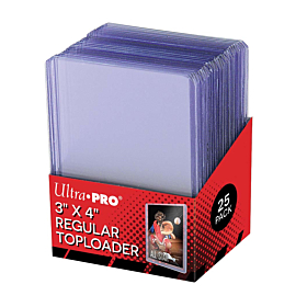 ULTRA PRO - Paquete de micas STND 3" x 4" Soft Clear Regular Toploader c/25