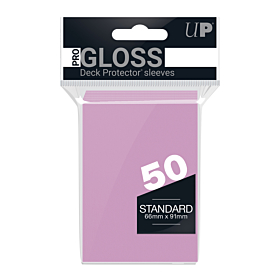 ULTRA PRO - Micas PRO-Gloss STND Deck Protector C/50 Rosa 