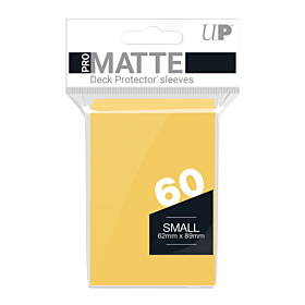 ULTRA PRO - Micas Pro-Matte Small Deck Protector Amarillo c/60