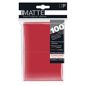 ULTRA PRO - Micas Pro-Matte STND Deck Protector c/100 Rojo 