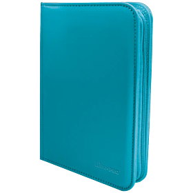ULTRA PRO - Vivid 4-Pocket Zippered PRO-Binder Verde Azulado