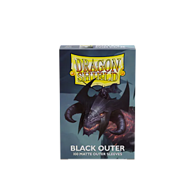 Dragon Shield - Outer Sleeves Black Matte