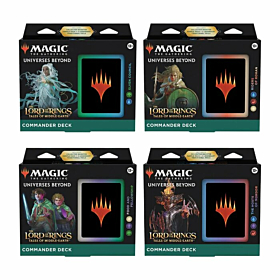 Magic The Gathering - Lord of the Rings: Tales of Middle-earth Commander Decks Set de 4 (Inglés)