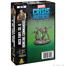 ASMODEE - Marvel Crisis Protocol Nick Fury, Sr. & Howling Commandos (Inglés)