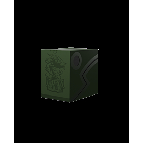 Dragon Shield - Double Shell Forest Green/Black Deck Box