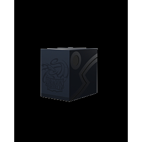 Dragon Shield - Double Shell Midnight Blue/Black Deck Box