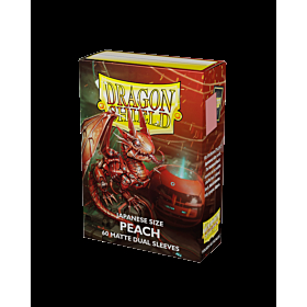 Dragon Shield - Micas Small JPN Size Peach Dual Matte c/60 