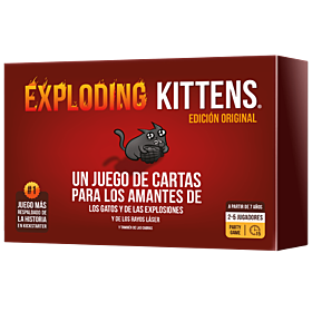 ASMODEE - Exploding Kittens Edición original (Español)