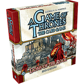 JUEGOS DE MESA - A Game of Thrones TCG Lions of the Rock Expansion Inglés