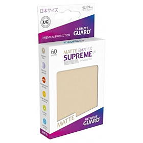 ULTIMATE GUARD - Matte Supreme UX Sleeves Japanese Size Sand (60)