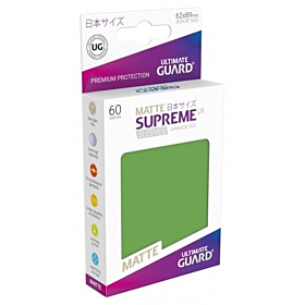 ULTIMATE GUARD - Matte Supreme UX Sleeves Japanese Size Green (60)
