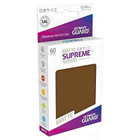 ULTIMATE GUARD - Matte Supreme UX Sleeves Japanese Size Café (60)