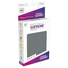 ULTIMATE GUARD - Matte Supreme UX Sleeves Japanese Size Dark Grey (60)