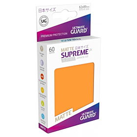 ULTIMATE GUARD - Matte Supreme UX Sleeves Japanese Size Orange (60)