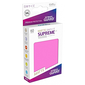 ULTIMATE GUARD - Matte Supreme UX Sleeves Japanese Size Pink (60)