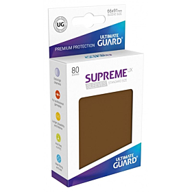 ULTIMATE GUARD - Supreme UX Sleeves Standard Size Brown (80)