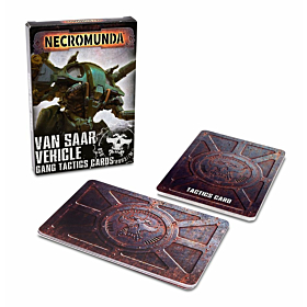 Necromunda - Van Saar Vehicle Gang Tactics Cards (Inglés)